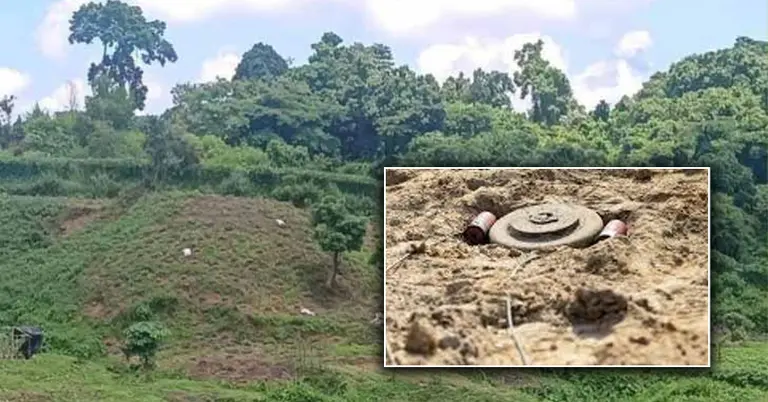 সীমান্তে মাইন বিস্ফোরণের প্রতীকী ছবি